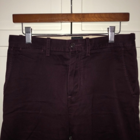 J. Crew Eggplant/Deep Purple-Colored Chino Pant - Picture 2 of 3